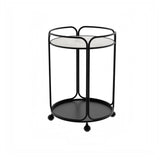 Radius Round Bar Cart - Black