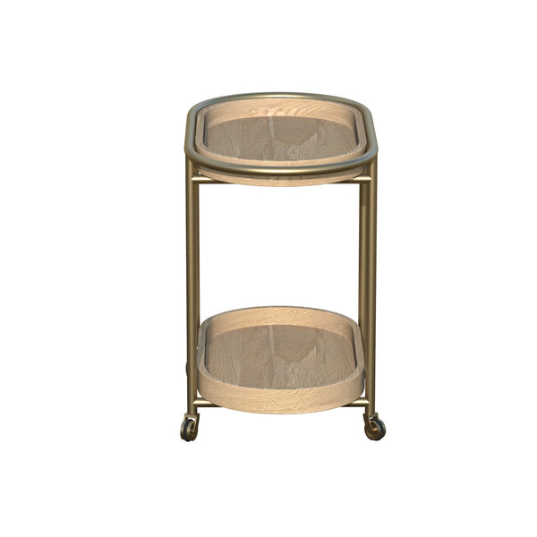 Orbit Bar Cart - Brass