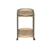 Orbit Bar Cart - Brass