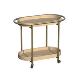 Orbit Bar Cart - Brass