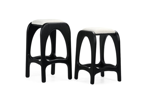 Luna Bar Stool 30" - Charcoal