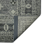 AMER Rugs Divine DIV-4 Hand-Knotted Bordered Transitional Area Rug Gray 10' x 14'