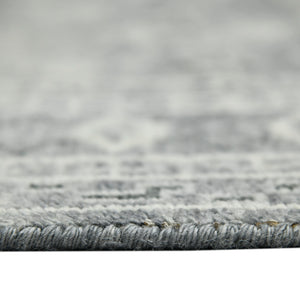 AMER Rugs Divine DIV-4 Hand-Knotted Bordered Transitional Area Rug Gray 10' x 14'