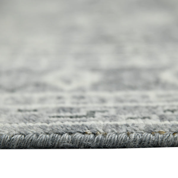 AMER Rugs Divine DIV-4 Hand-Knotted Bordered Transitional Area Rug Gray 10' x 14'