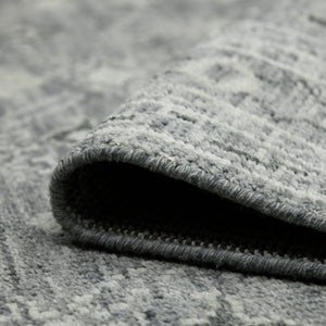 AMER Rugs Divine DIV-4 Hand-Knotted Bordered Transitional Area Rug Gray 10' x 14'