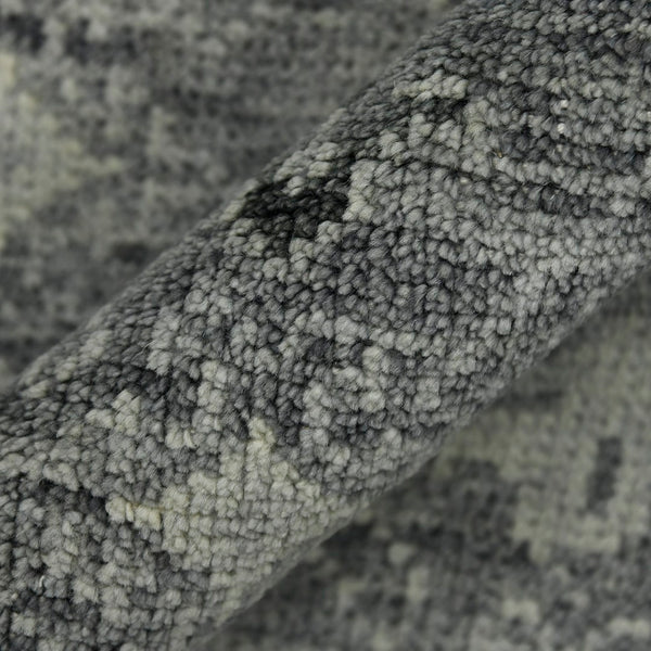 AMER Rugs Divine DIV-4 Hand-Knotted Bordered Transitional Area Rug Gray 10' x 14'