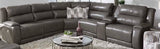 Southern Motion Sure Thing 756-05P NL,80,84,90P NL,46WC,06P NL  Transitional  Leather Zero Gravity Power Headrest Reclining Sectional 756-05P NL,80,84,90P NL,46WC,06P NL 906-04