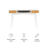 Perry Desk White