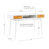 Perry Desk White