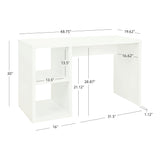 Galli 2 Cube Desk White