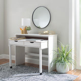 Cary Extendable Console Desk White