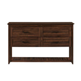 Walker Edison Rhett Transitional/Modern 54" 4-Door Wood Buffet DKBURHEDW