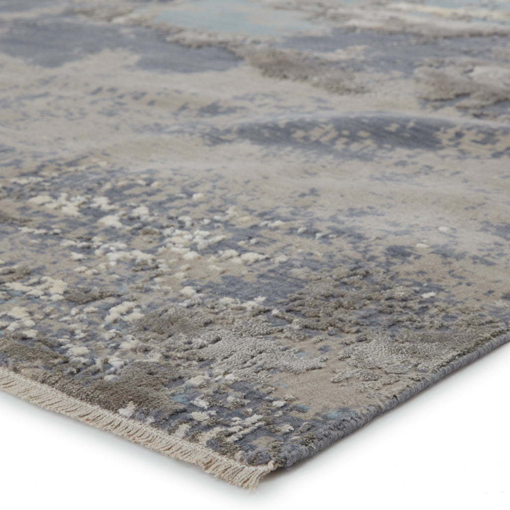 Jaipur Living Adriatic Abstract Gray/ Light Blue Area Rug (9'X12'6")