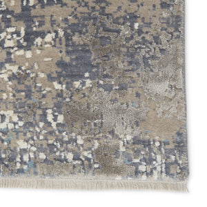 Jaipur Living Adriatic Abstract Gray/ Light Blue Area Rug (9'X12'6")