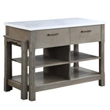 Feivel Transitional Kitchen Island with Pull Out Table