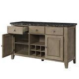 Charnell Transitional Server Oak Finish(#5) DN00555-ACME