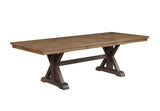 Pascaline Transitional Dining Table Dark Brown Finish DN00702-ACME