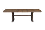 Pascaline Transitional Dining Table Dark Brown Finish DN00702-ACME