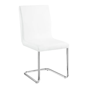 Palton Contemporary Side Chair (Set-2) White PU(#I01034, $5 usd/meter) DN00733-ACME