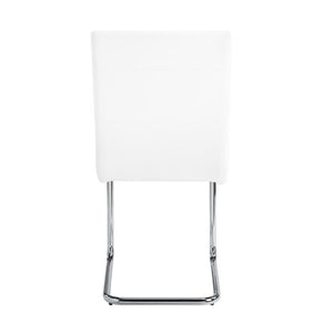 Palton Contemporary Side Chair (Set-2) White PU(#I01034, $5 usd/meter) DN00733-ACME