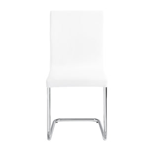 Palton Contemporary Side Chair (Set-2) White PU(#I01034, $5 usd/meter) DN00733-ACME