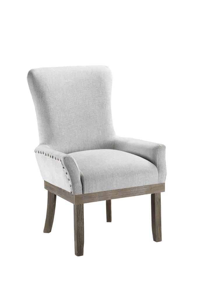 Landon Transitional Arm Chair (1Pc) Gray Linen(LH#1148) DN00952-ACME