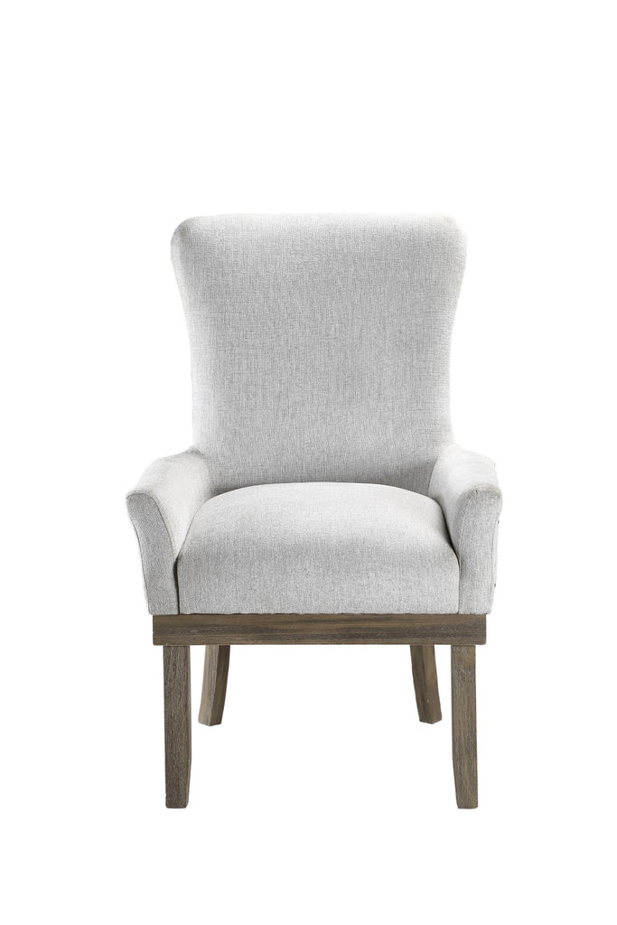 Landon Transitional Arm Chair (1Pc) Gray Linen(LH#1148) DN00952-ACME