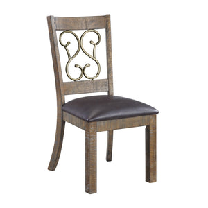 Raphaela Transitional Side Chair (Set-2)  DN00981-ACME