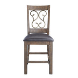 Raphaela Transitional Counter Height Chair (Set-2)  DN00986-ACME