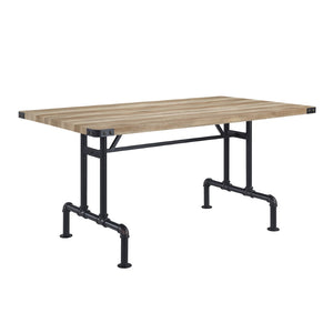 Edina Industrial Dining Table Oak(53014#) DN01057-ACME