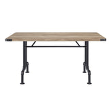 Edina Industrial Dining Table Oak(53014#) DN01057-ACME