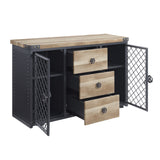 Edina Industrial Server Oak(53014#) DN01059-ACME