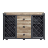 Edina Industrial Server Oak(53014#) DN01059-ACME