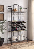 Edina Industrial Wine Shelf Oak(53014#) DN01060-ACME