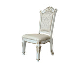 Vendome Transitional Side Chair(Set-2) PU Back  DN01348-ACME