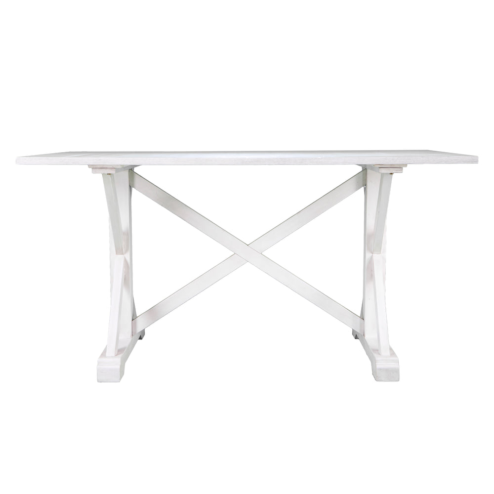 Sei Furniture Cardwell Distressed Farmhouse Dining Table Dn0893