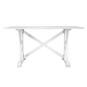 Sei Furniture Cardwell Distressed Farmhouse Dining Table Dn0893
