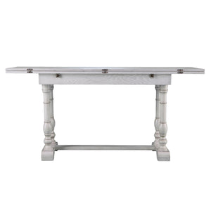 Sei Furniture Edenderry Farmhouse Folding Trestle Console To Dining Table Dn0894