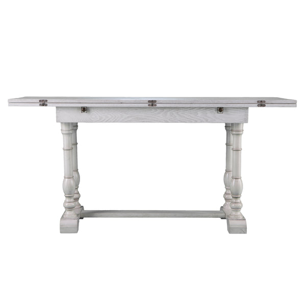 Sei Furniture Edenderry Farmhouse Folding Trestle Console To Dining Table Dn0894