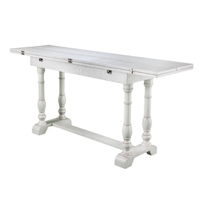 Sei Furniture Edenderry Farmhouse Folding Trestle Console To Dining Table Dn0894