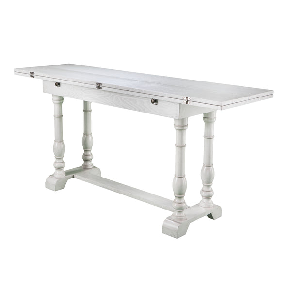 Sei Furniture Edenderry Farmhouse Folding Trestle Console To Dining Table Dn0894