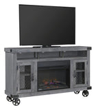 Aspenhome Industrial Industrial 62" Fireplace Console DN1901-GRY