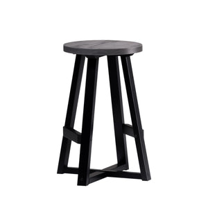 Walker Edison Durango Farmhouse/Rustic 24" Distressed Wood Counter Stool DNGD7DGY