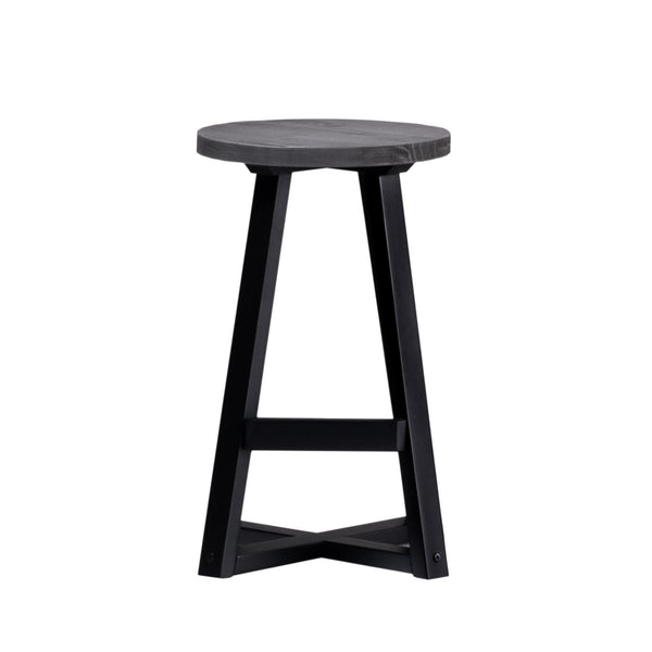 Walker Edison Durango Farmhouse/Rustic 24" Distressed Wood Counter Stool DNGD7DGY