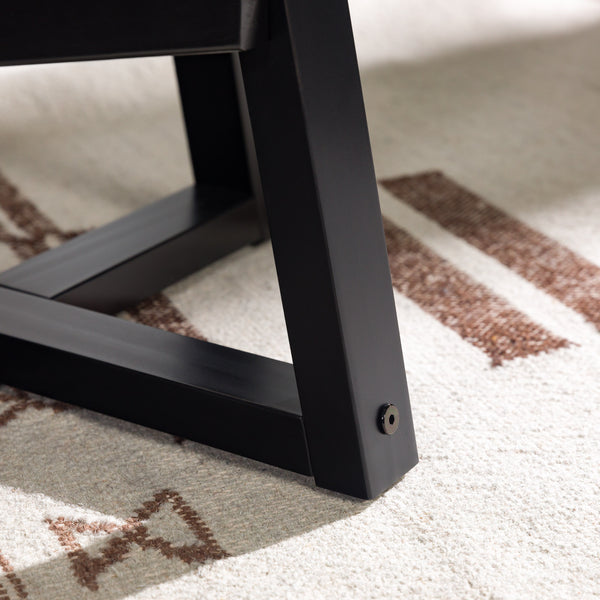 Walker Edison Durango Farmhouse/Rustic 24" Distressed Wood Counter Stool DNGD7DGY