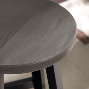 Walker Edison Durango Farmhouse/Rustic 24" Distressed Wood Counter Stool DNGD7DGY