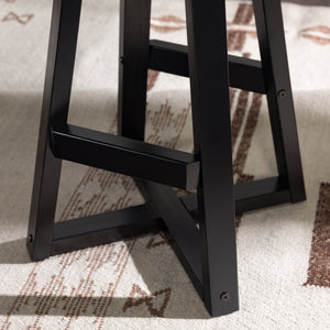 Walker Edison Durango Farmhouse/Rustic 24" Distressed Wood Counter Stool DNGD7DGY