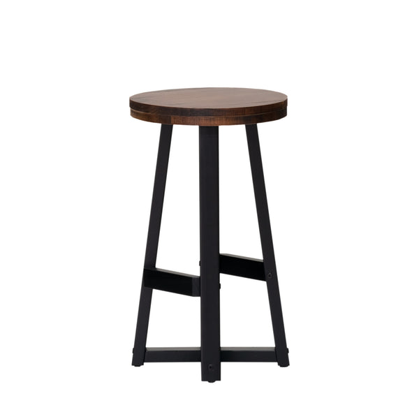 Walker Edison Durango Farmhouse/Rustic 24" Distressed Wood Counter Stool DNGD7DMA