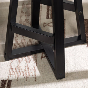 Walker Edison Durango Farmhouse/Rustic 24" Distressed Wood Counter Stool DNGD7DMA