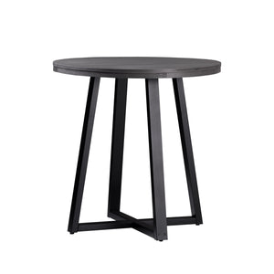 Walker Edison Durango Rustic/Farmhouse 36" Distressed Wood Round Counter Table DNGD8DGY